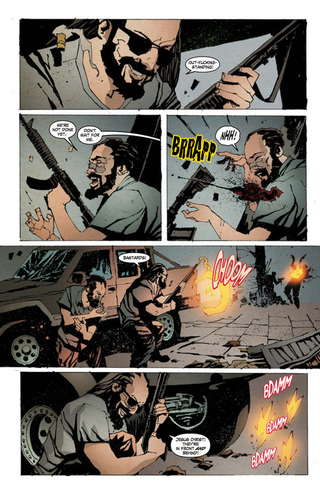 Illustration for article titled A Sneak Peek At Kane & Lynch In Comic Book Form